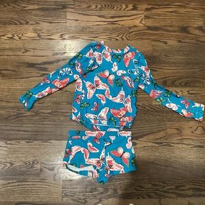 Hanna andersson girls bathing suit size 6-7